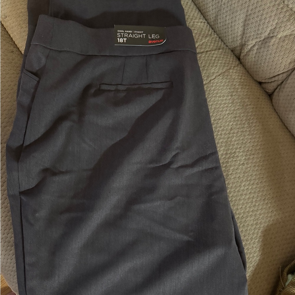 Avenue Straight Leg Pants - Dark Gray